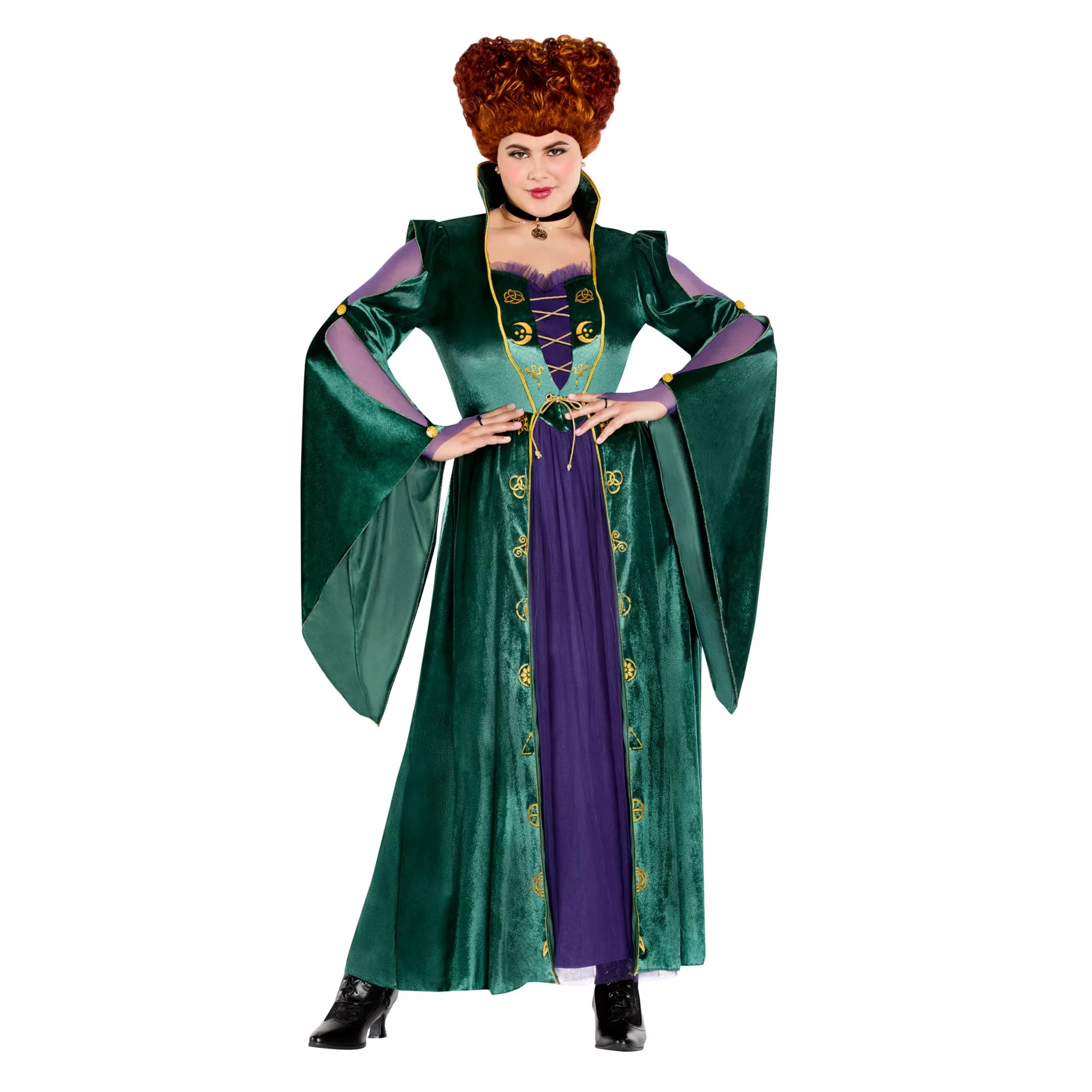 Adult Winifred Sanderson Plus Size Costume - Hocus Pocus
