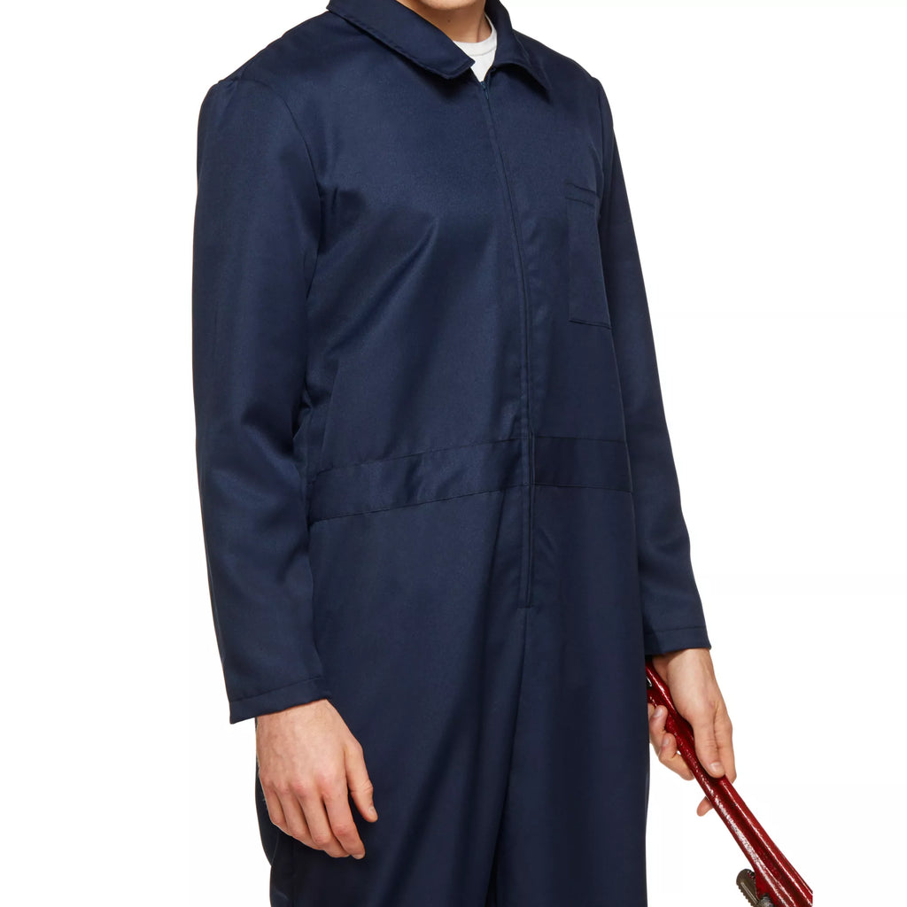 Adult Blue Plus Size Jumpsuit