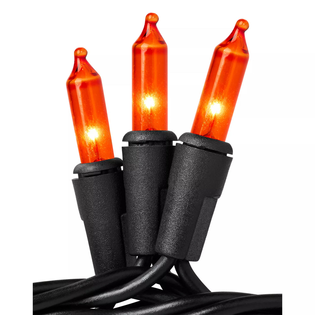 Orange Mini String Lights - 100 Count