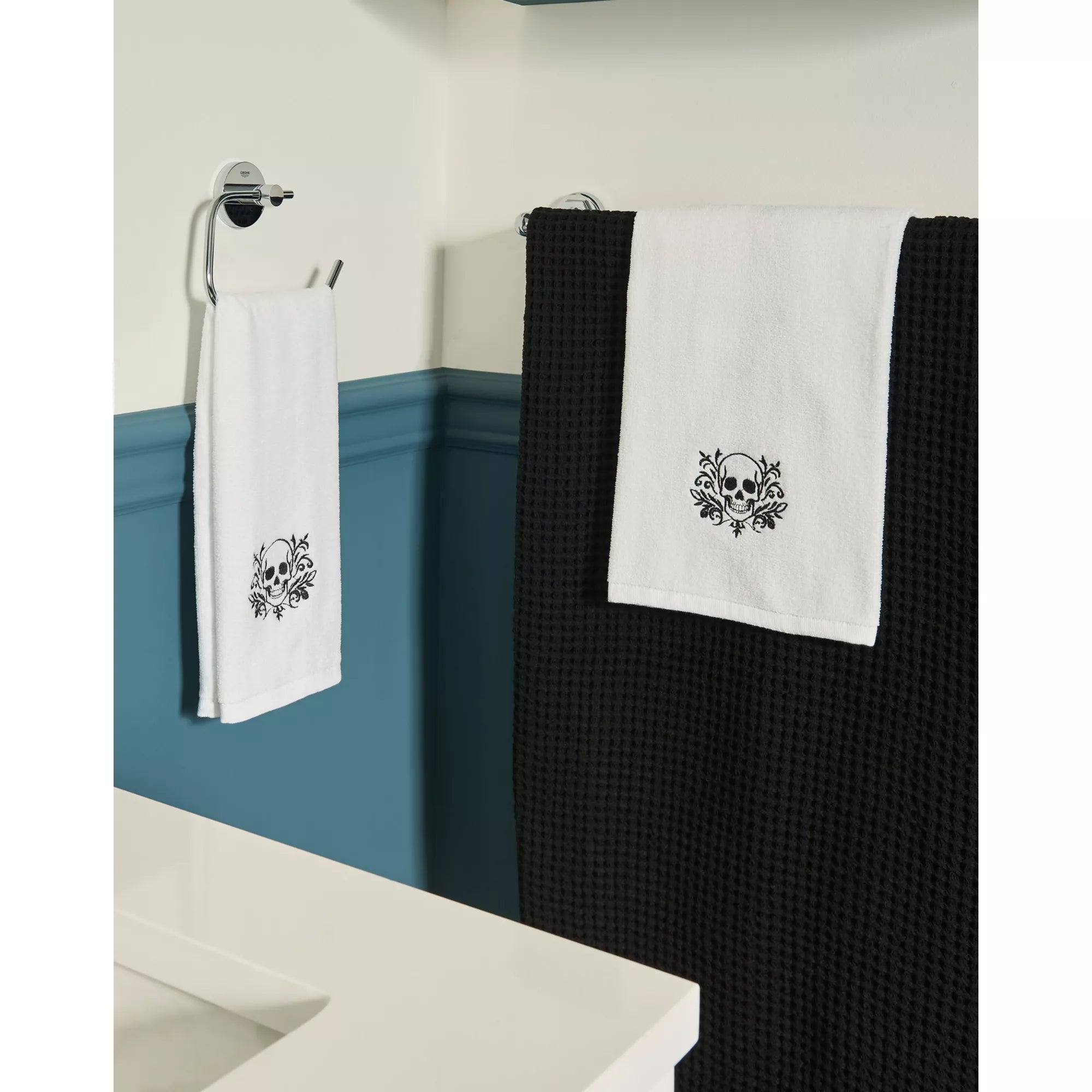 Skull Hand Towel