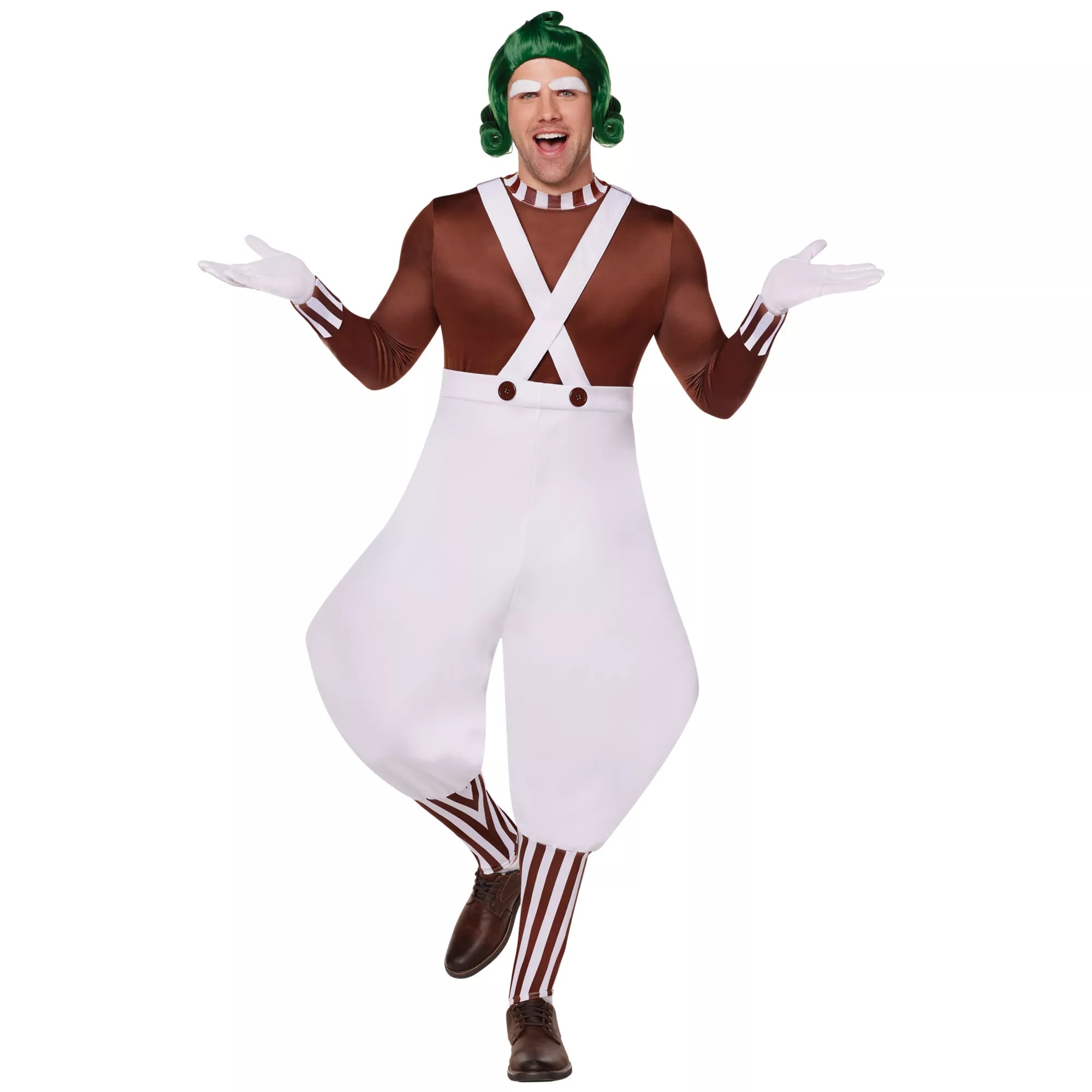 Adult Oompa Loompa Costume - Willy Wonka and the Chocolate Factory